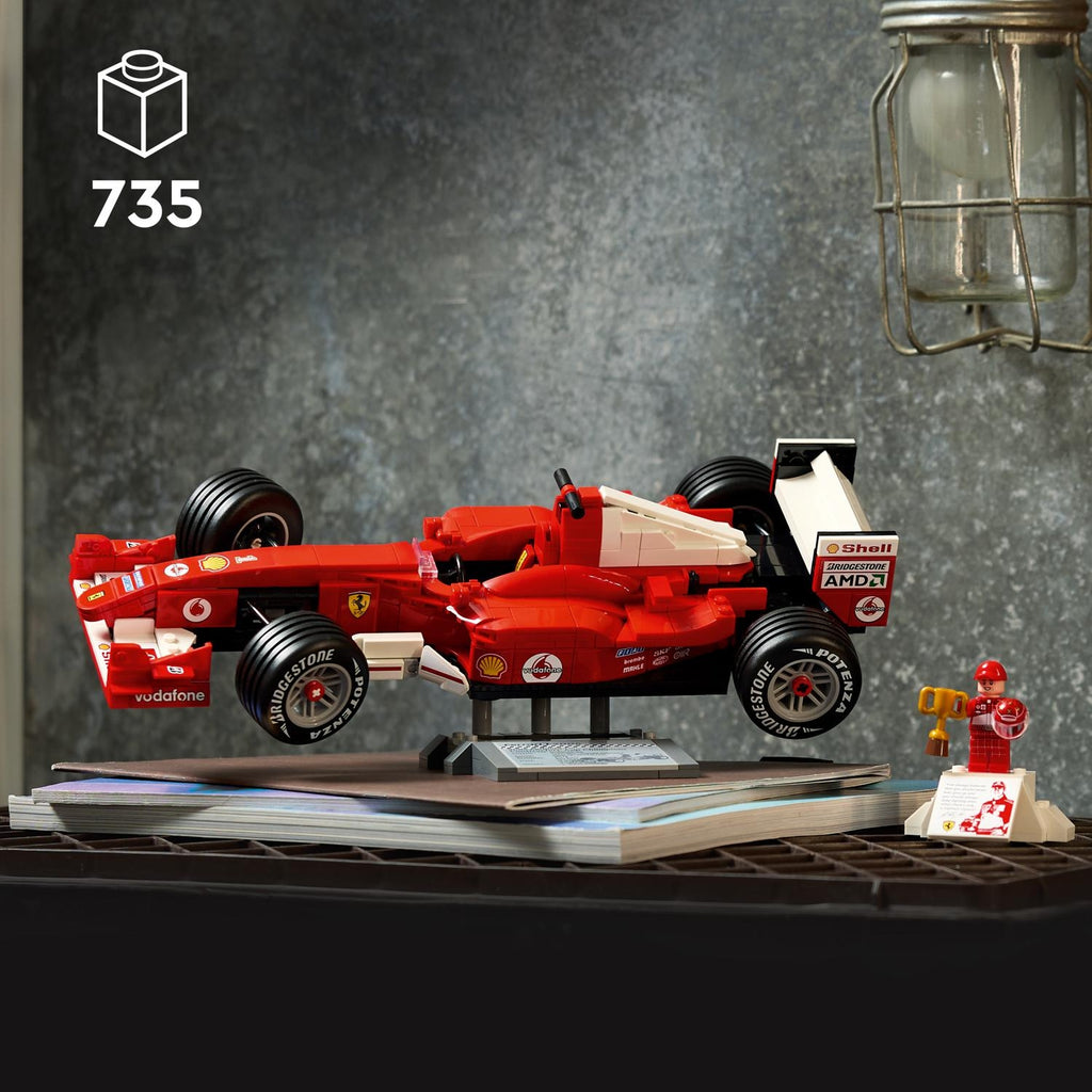 LEGO Icons Ferrari F2004 et Michael Schumacher 11375