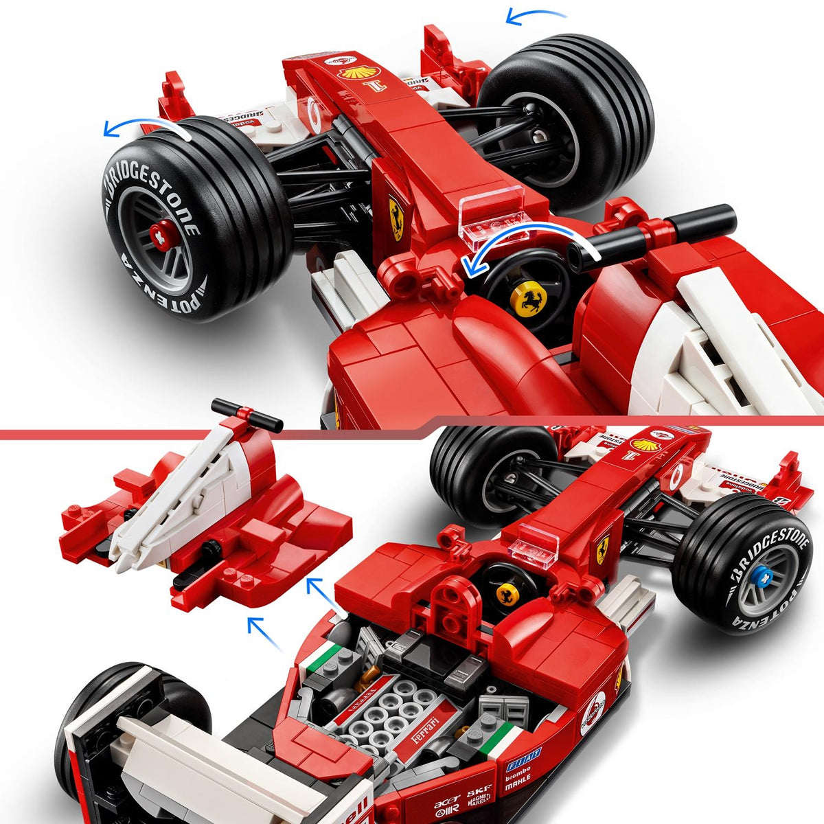 LEGO Icons Ferrari F2004 et Michael Schumacher 11375