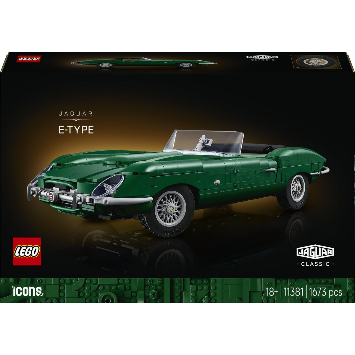 LEGO 11381 - Icons Jaguar E-Type 1673 Pièces