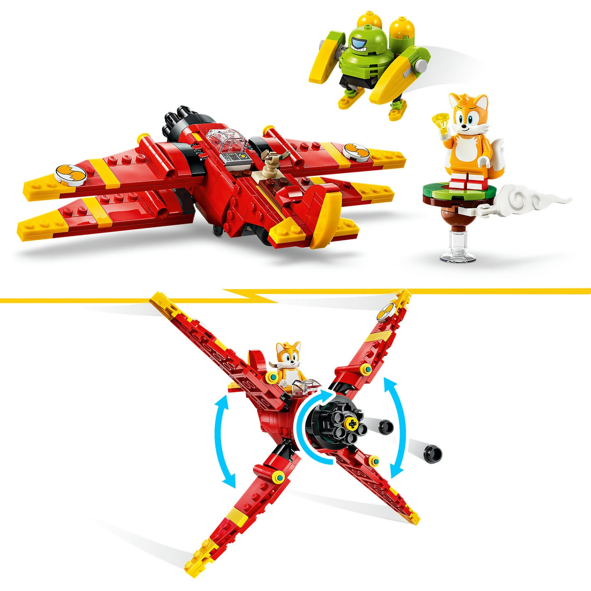 LEGO Sonic the Hedgehog Le Tornado-1 de Tails (77119)