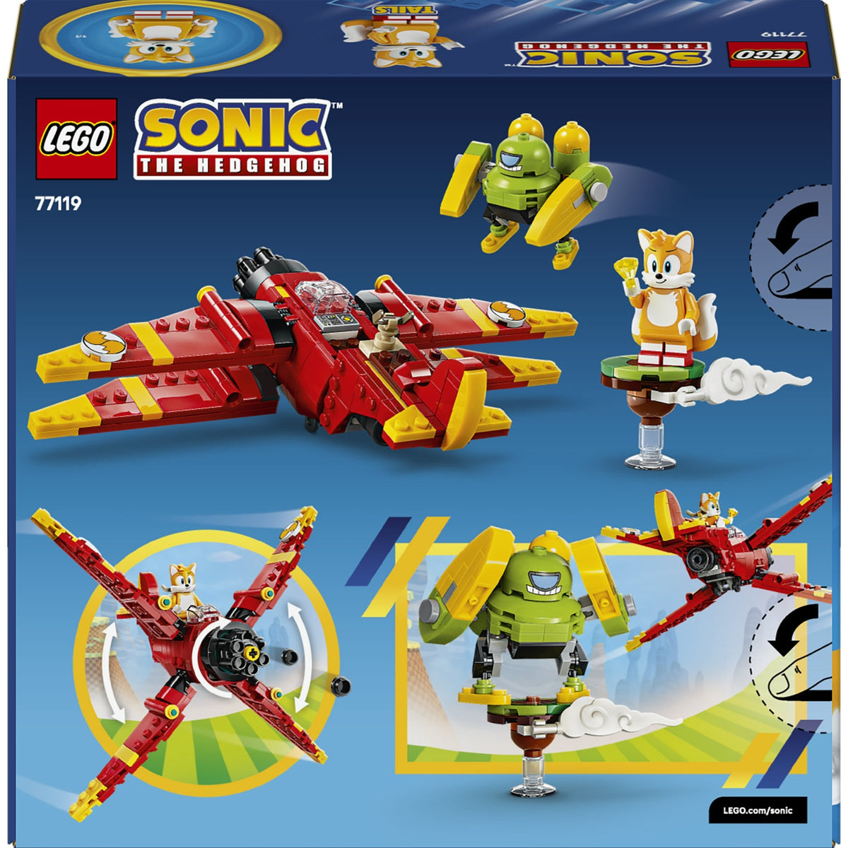 LEGO Sonic the Hedgehog Le Tornado-1 de Tails (77119)