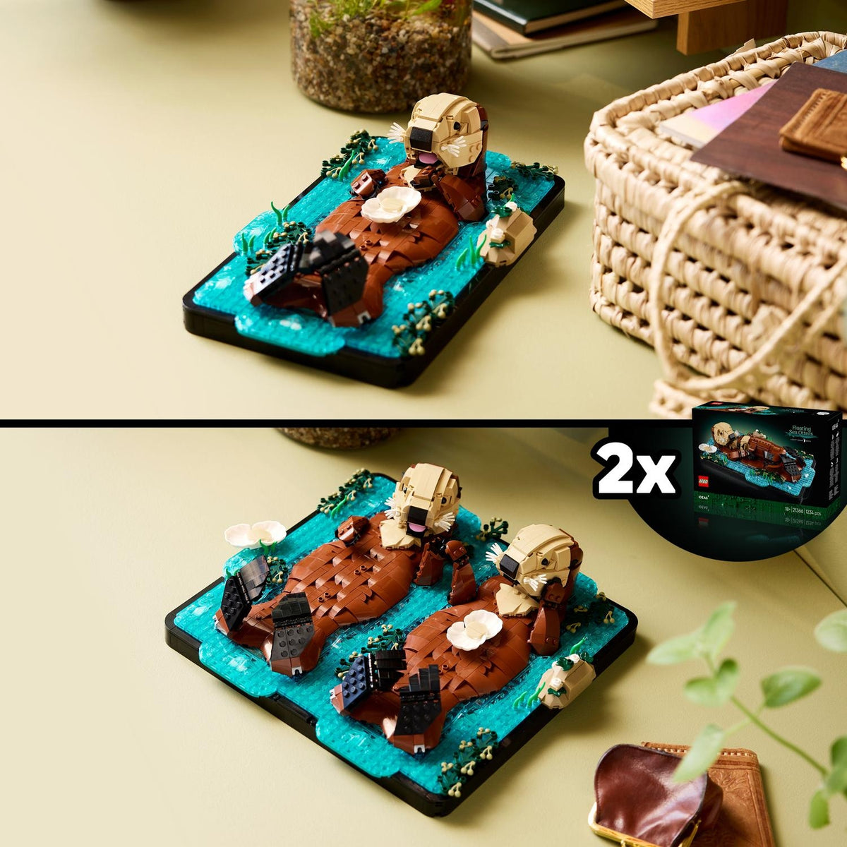 LEGO Ideas Les loutres câlines 21366