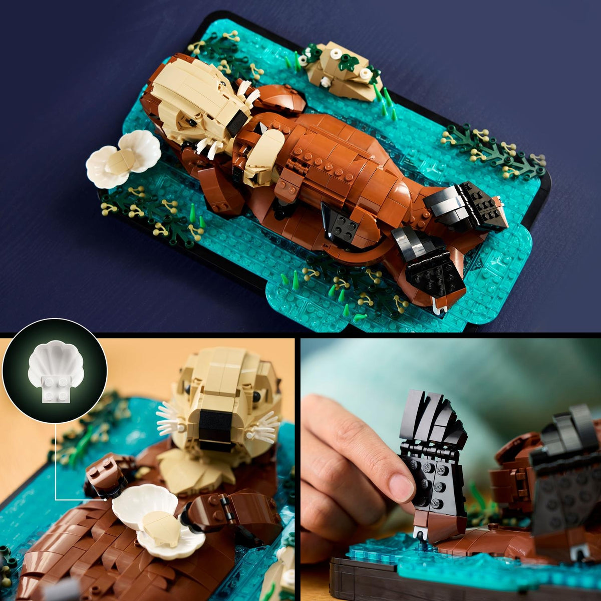 LEGO Ideas Les loutres câlines 21366