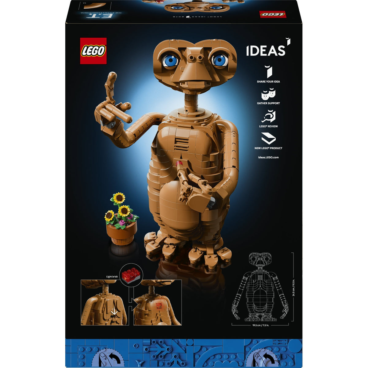 LEGO 21370 - Ideas E.T. l'Extra-Terrestre 1226 Pièces