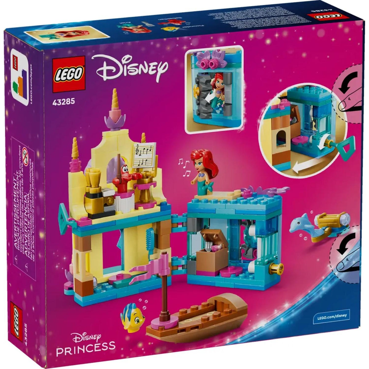 LEGO Disney Princess le Palais magique d'Ariel miniature 43285
