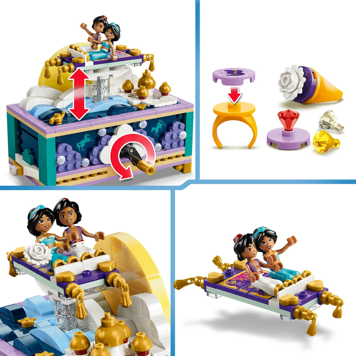 LEGO Disney La Boîte à bijoux de Jasmine 43295.0