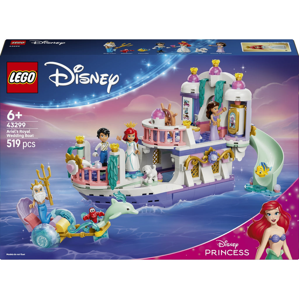 LEGO Disney Le Bâteau du mariage royal d'Ariel 43299.0