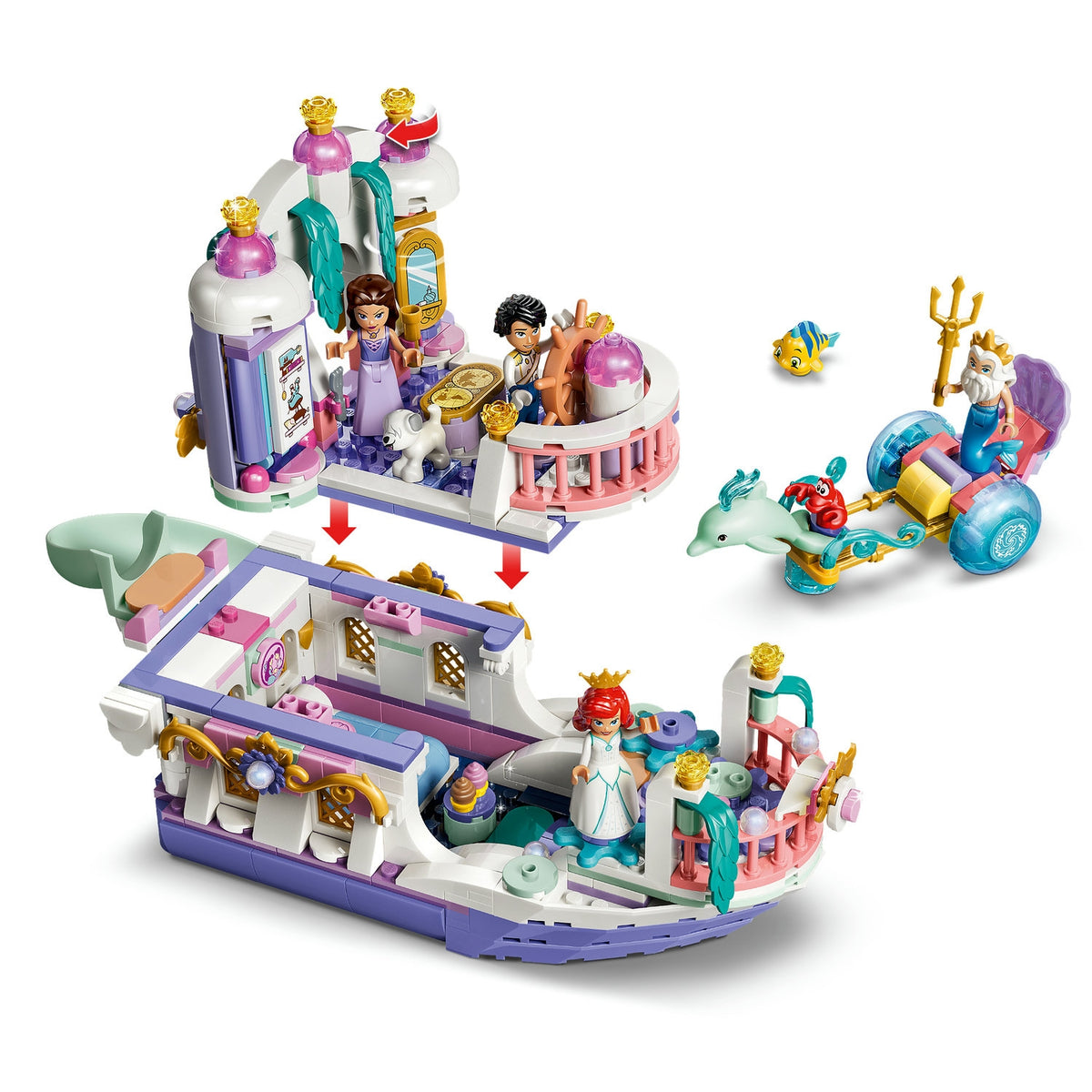 LEGO Disney Le Bâteau du mariage royal d'Ariel 43299.0