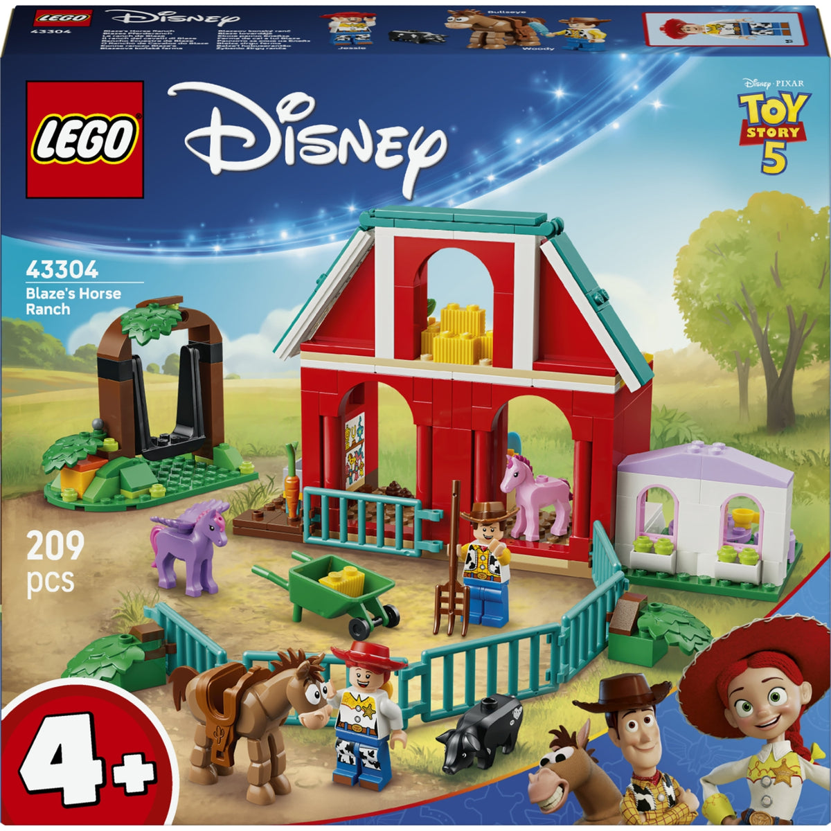 LEGO Disney Le ranch de Blaze (Toy Story 5) 43304