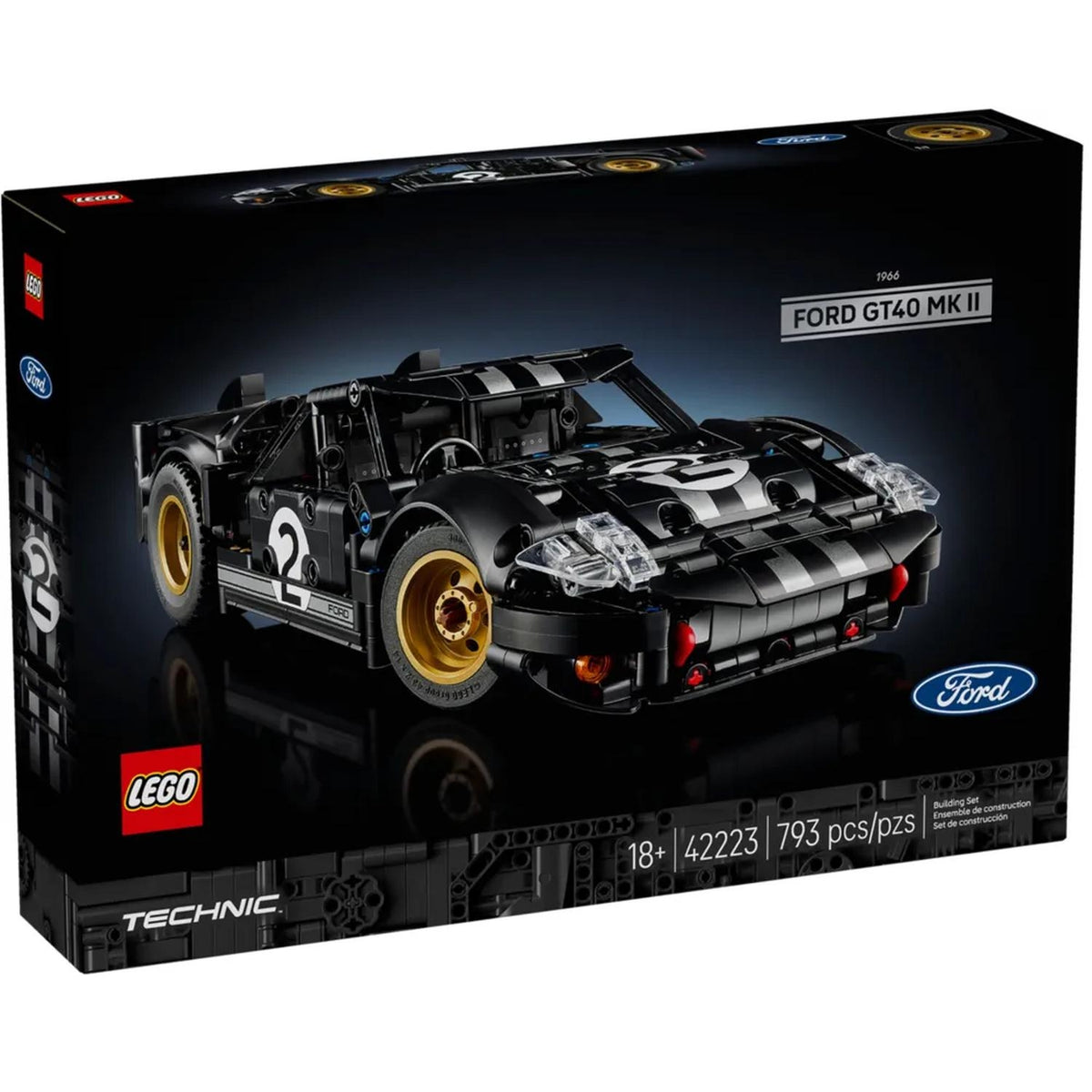 LEGO Technic la Voiture de Course 1966 Ford GT40 MKII 42223