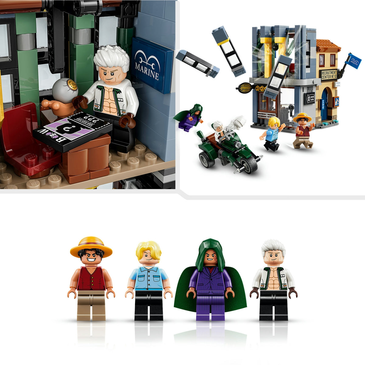 LEGO One Piece L'affrontement avec le capitaine Smoker (75642)