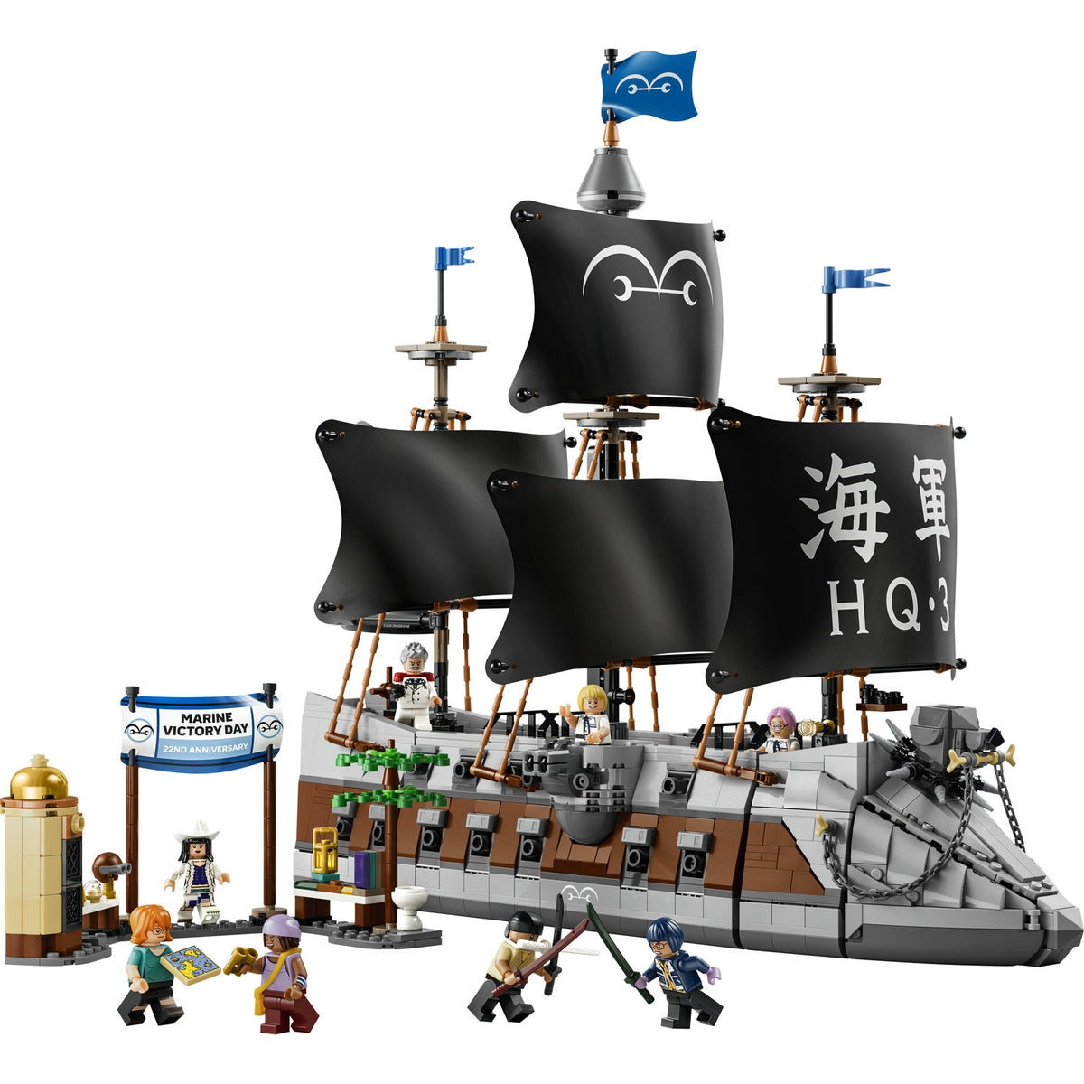 LEGO One Piece Le navire de la Marine de Garp (75646)