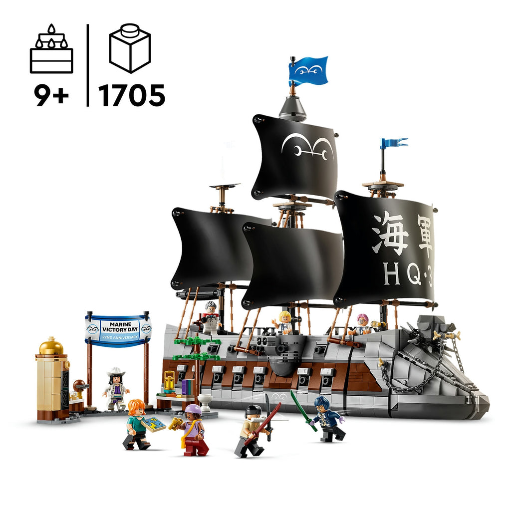 LEGO One Piece Le navire de la Marine de Garp (75646)