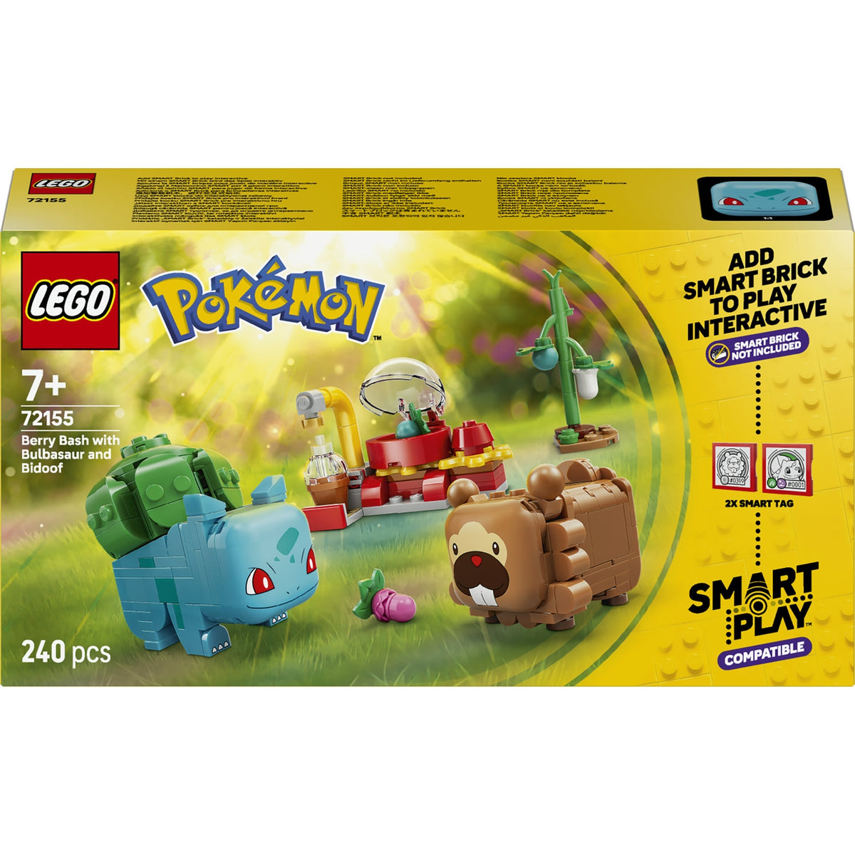 LEGO Pokémon Smart Play Bulbizarre et Keunotor Délice de baies 72155