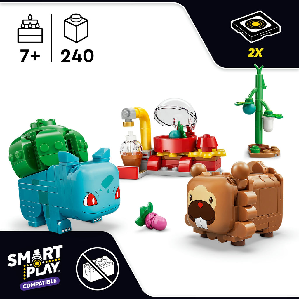 LEGO Pokémon Smart Play Bulbizarre et Keunotor Délice de baies 72155