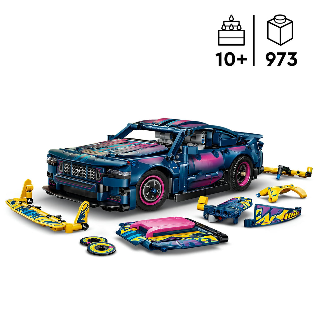 LEGO Technic Custom Garage Ford Mustang GT 42236