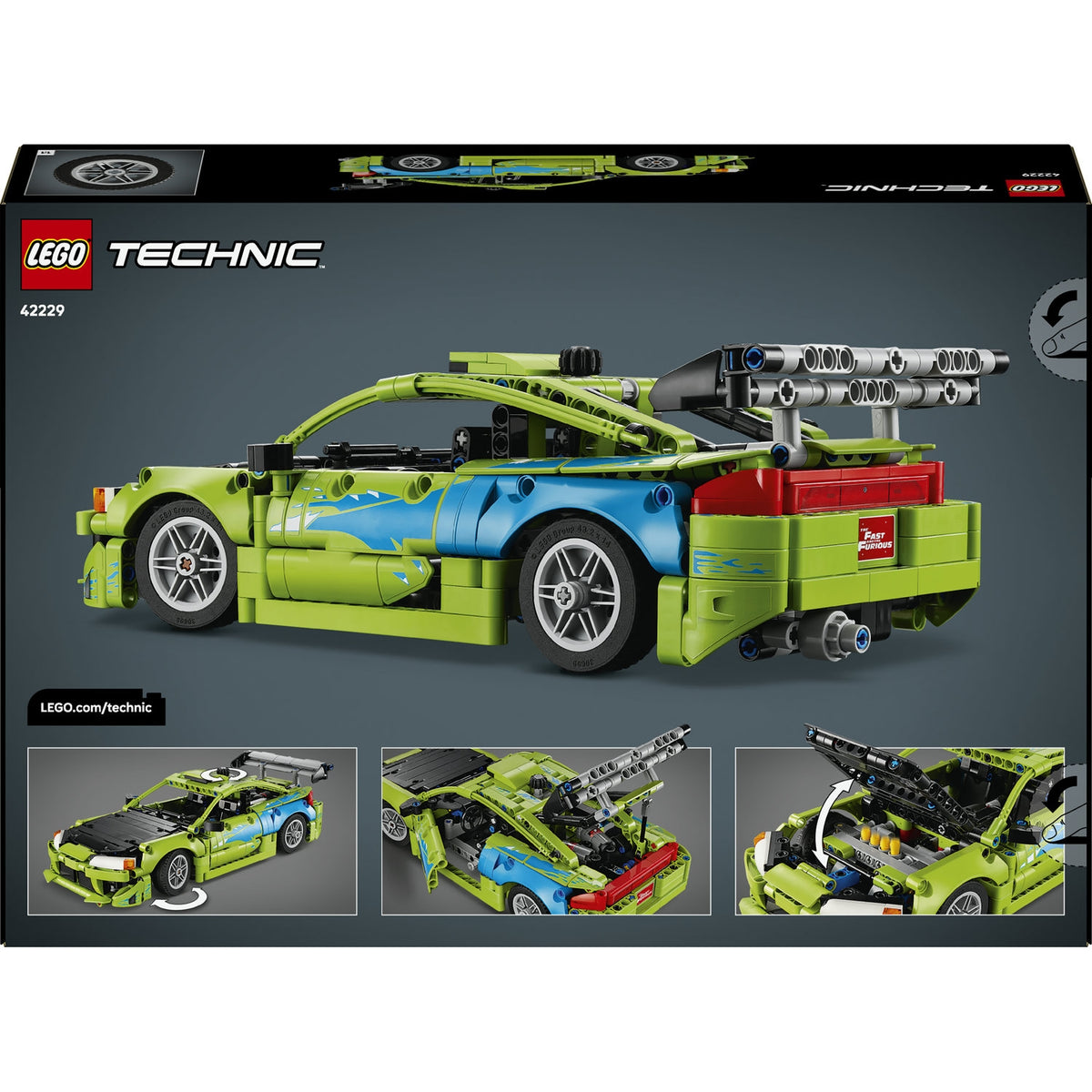 LEGO Technic Voiture Mitsubishi Eclipse de Fast and Furious (42229)