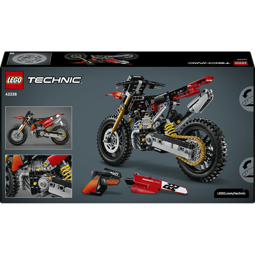 LEGO Technic La moto Ducati Desmo 450 MX Factory 42238