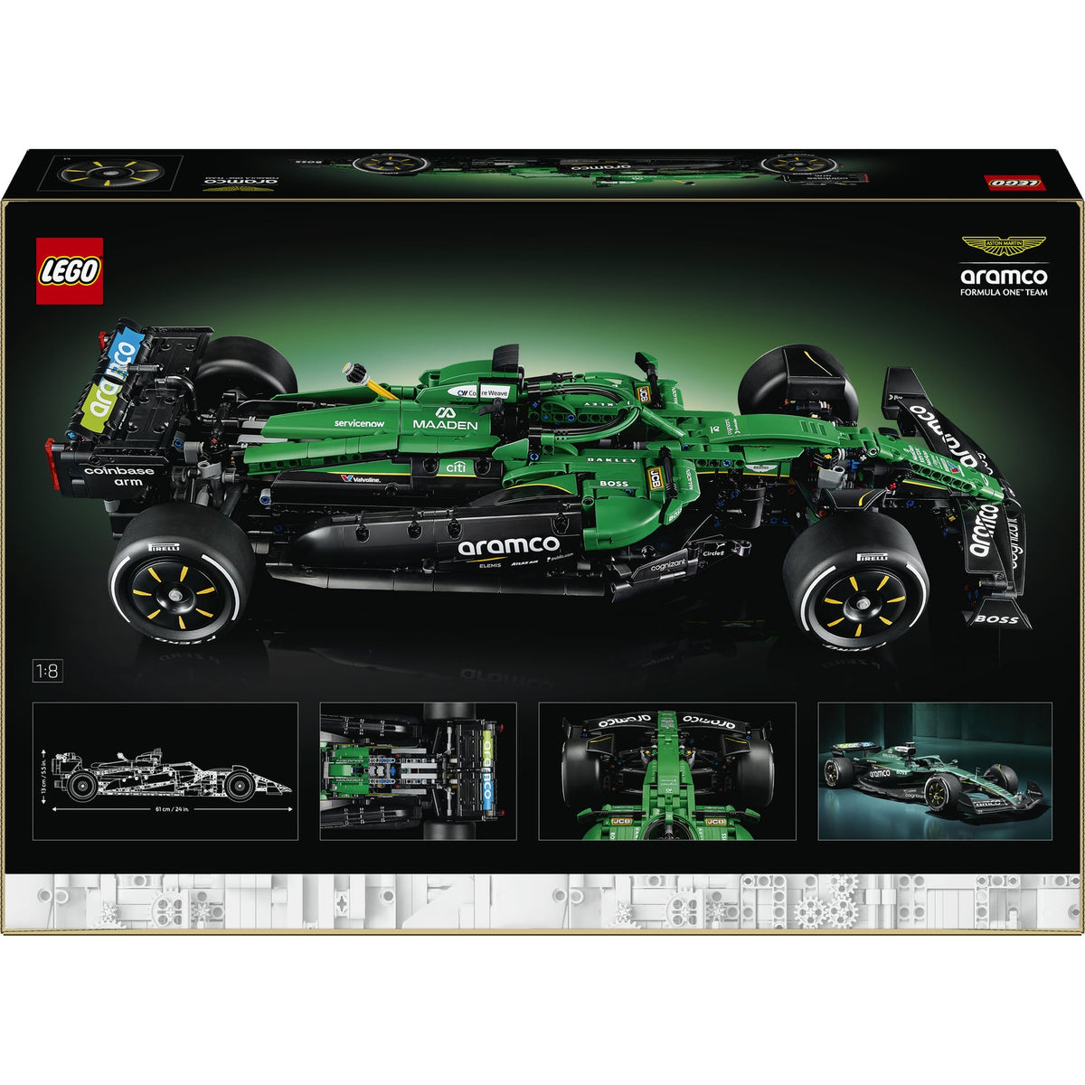 LEGO Technic Voiture Aston Martin Aramco AMR25 F1 (42240)