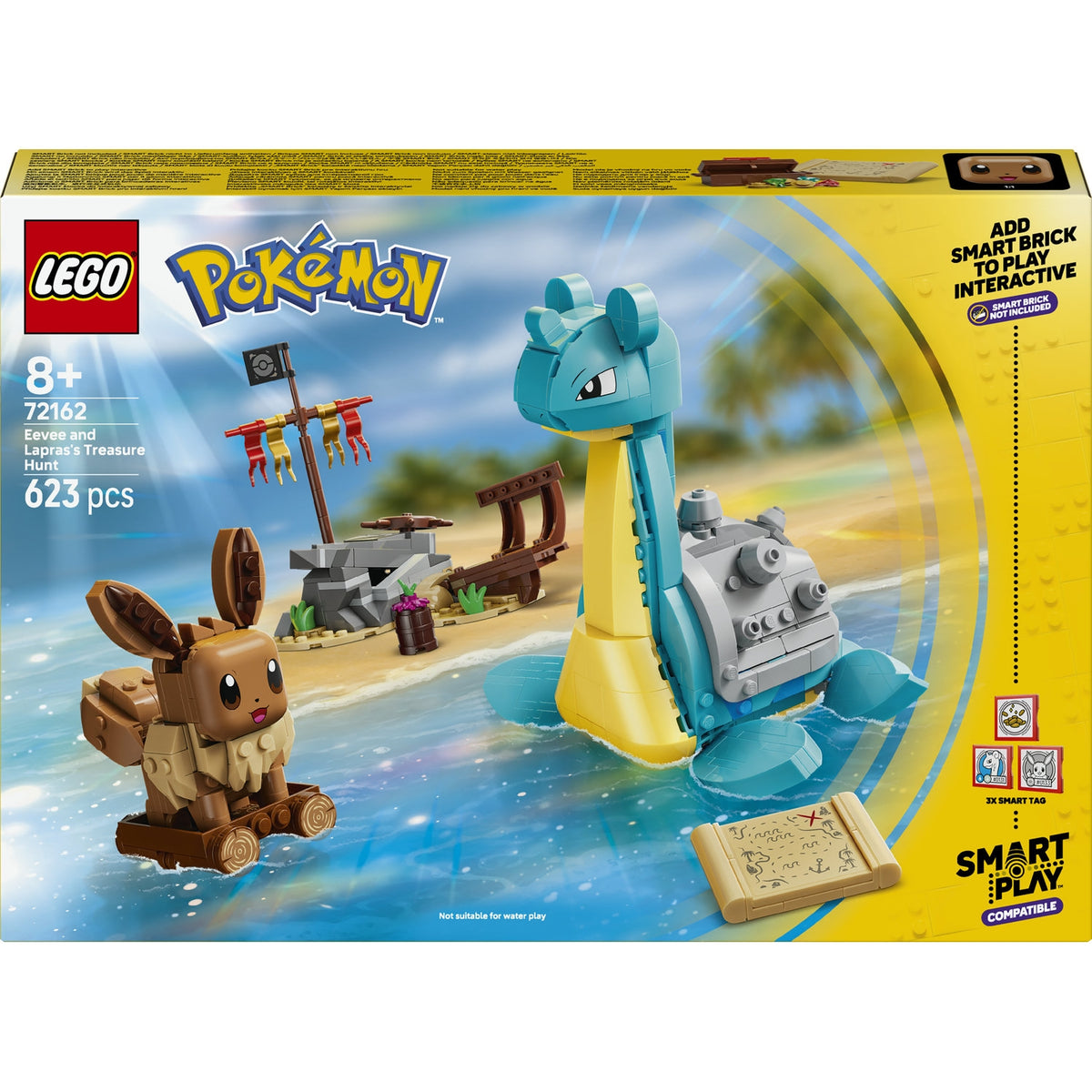 LEGO Pokémon Smart Play Chasse au Trésor d'Évoli et Lokhlass 72162.0