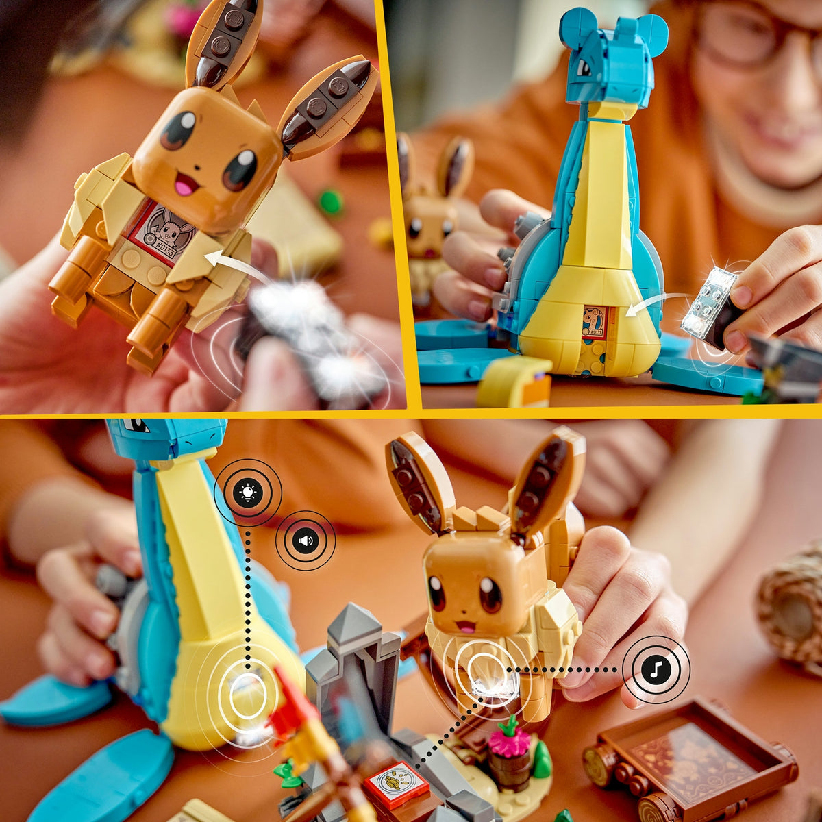 LEGO Pokémon Smart Play Chasse au Trésor d'Évoli et Lokhlass 72162.0
