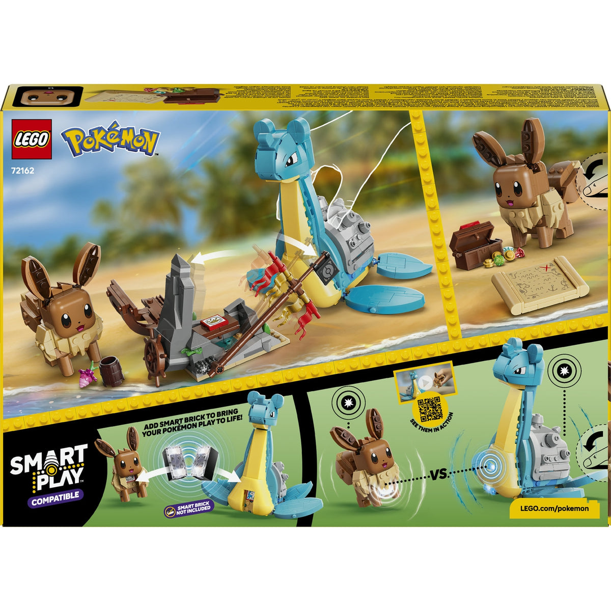 LEGO Pokémon Smart Play Chasse au Trésor d'Évoli et Lokhlass 72162.0
