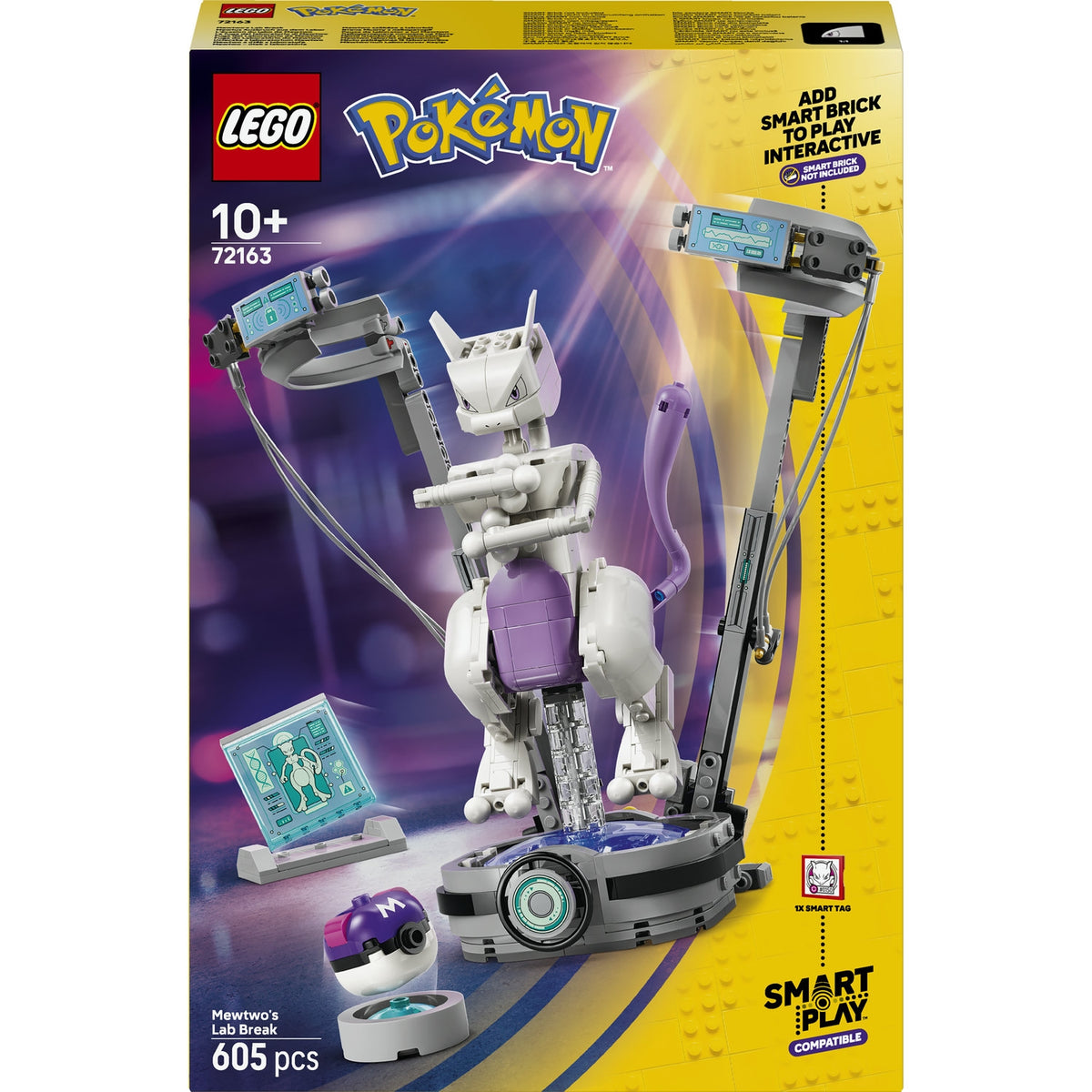 LEGO Pokémon Smart Play L'évasion du labo de Mewtwo 72163.0