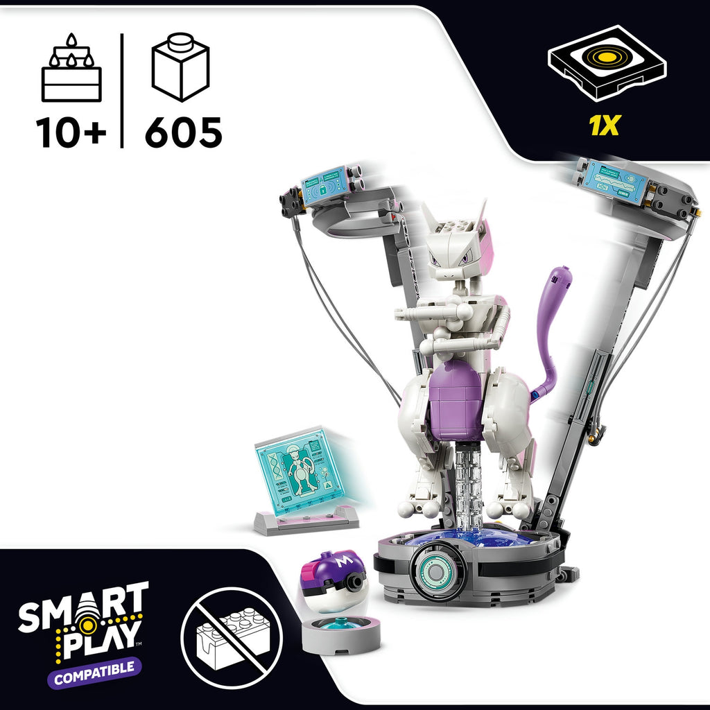 LEGO Pokémon Smart Play L'évasion du labo de Mewtwo 72163.0