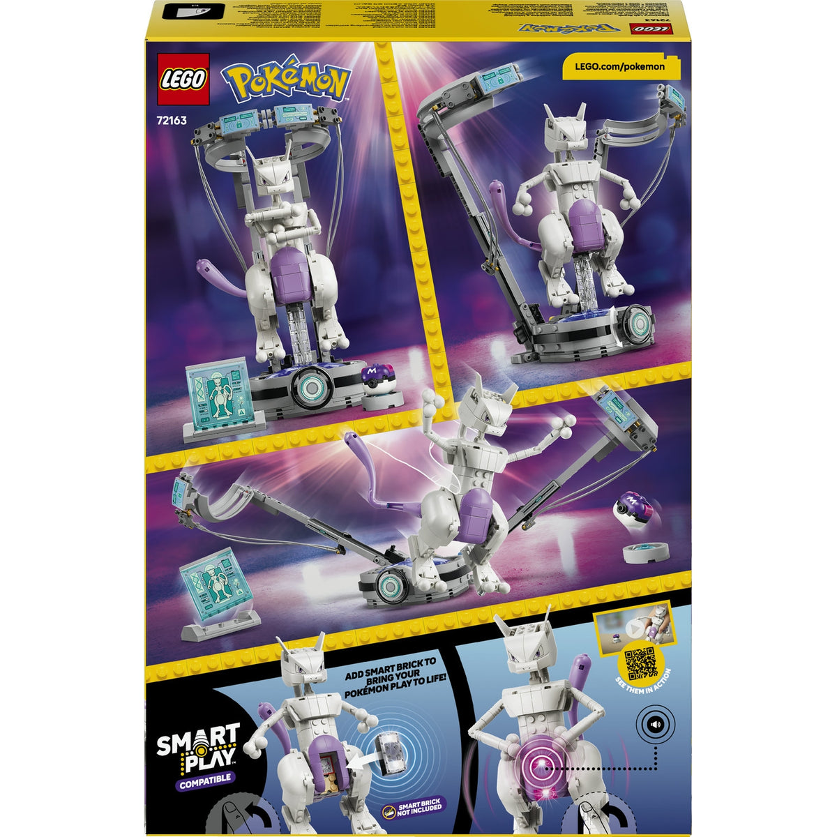 LEGO Pokémon Smart Play L'évasion du labo de Mewtwo 72163.0