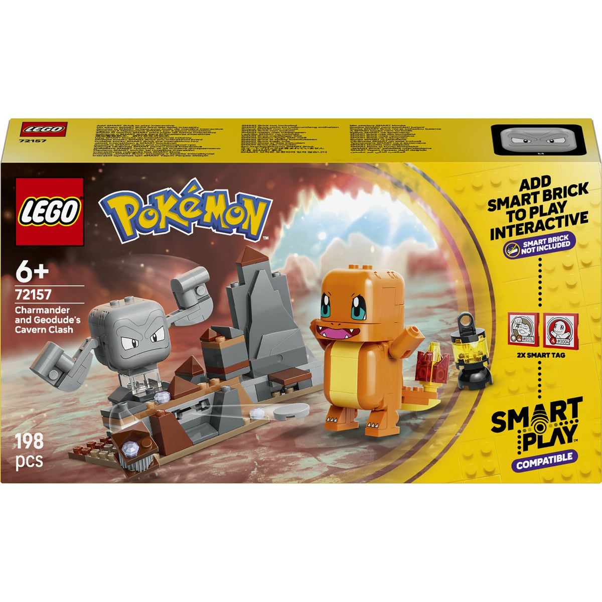 LEGO Pokémon Smart Play Salamèche et Racaillou le combat dans la grotte 72157