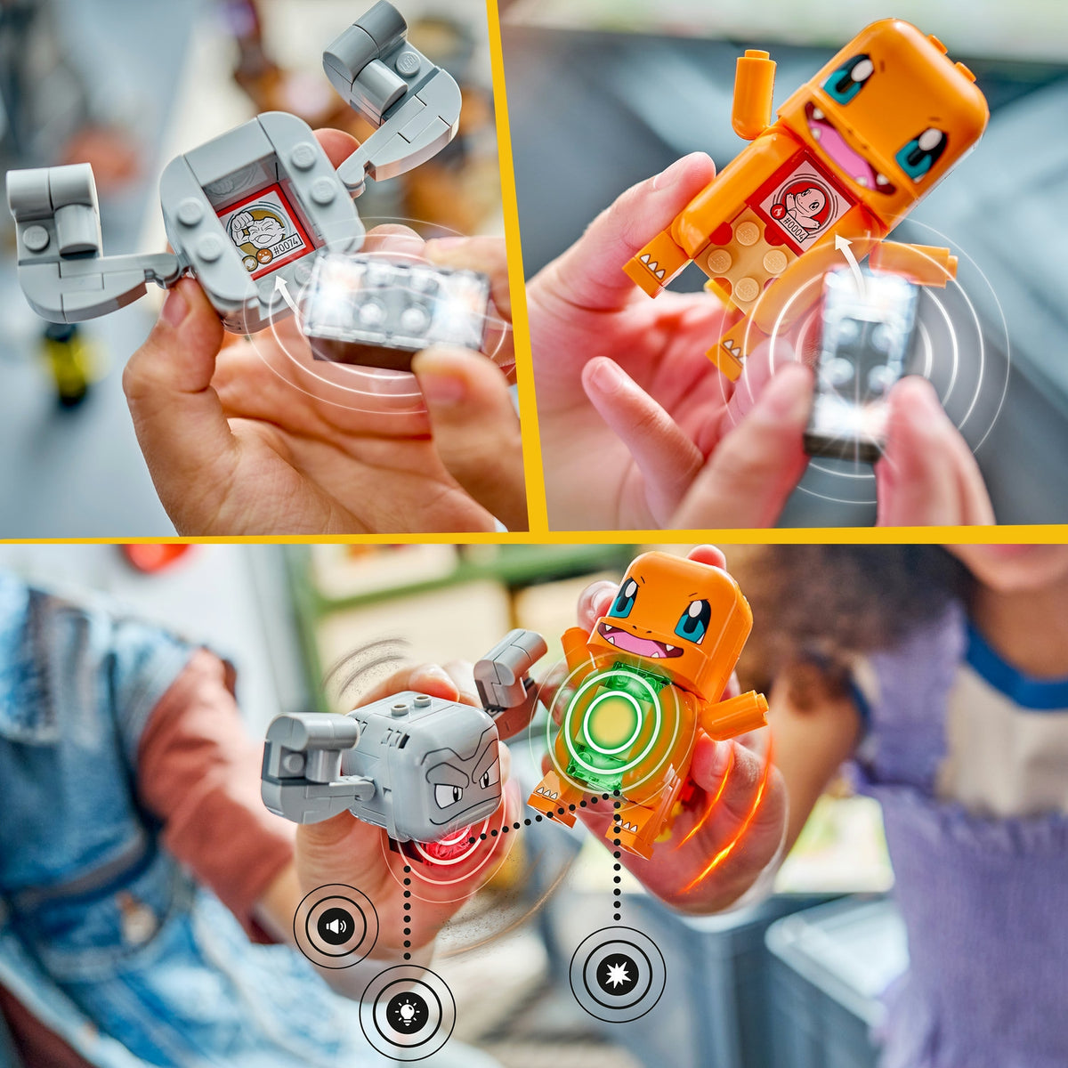 LEGO Pokémon Smart Play Salamèche et Racaillou le combat dans la grotte 72157