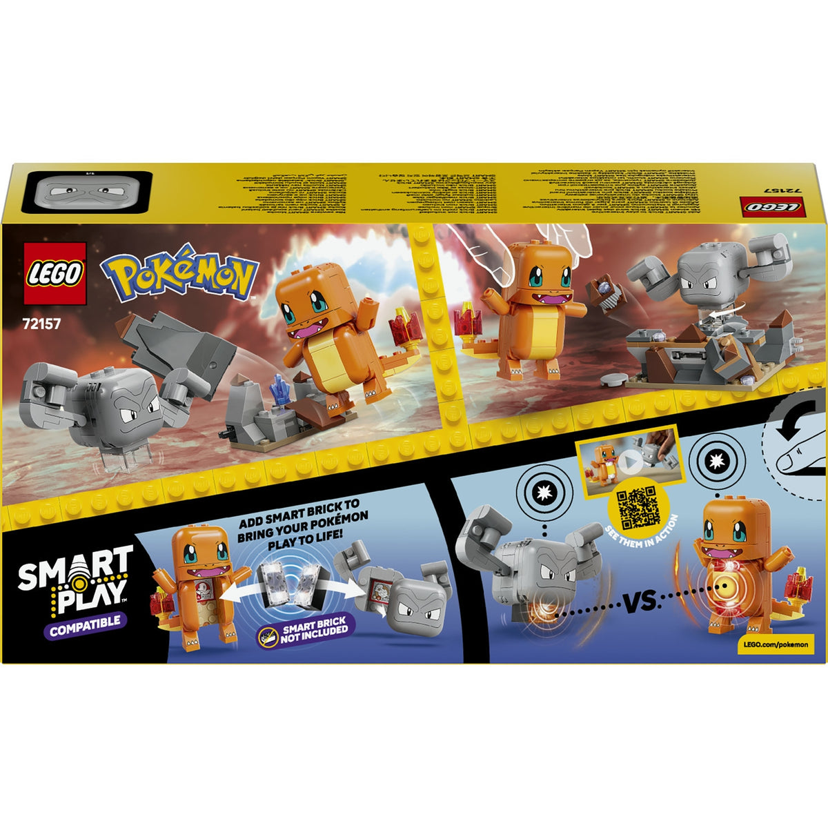 LEGO Pokémon Smart Play Salamèche et Racaillou le combat dans la grotte 72157