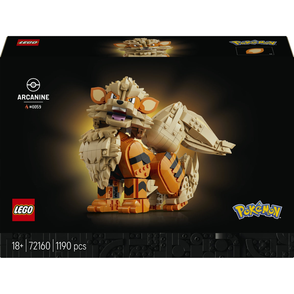 LEGO 72160 - Pokémon Arcanine 1190 Pièces