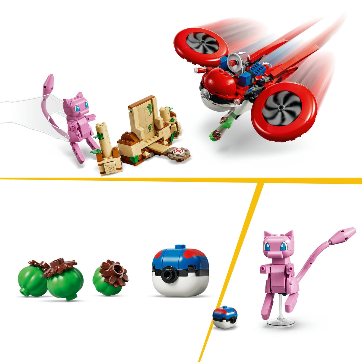 LEGO Pokémon Smart Play Mew fabuleux en drone 72161.0
