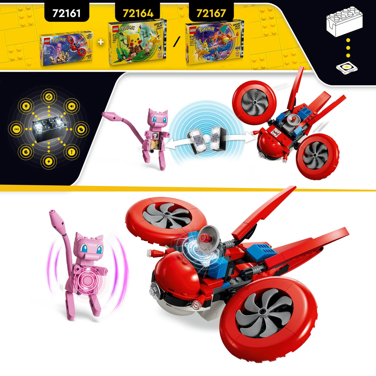 LEGO Pokémon Smart Play Mew fabuleux en drone 72161.0