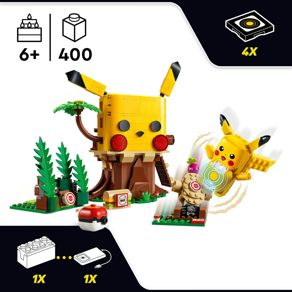LEGO Pokémon Smart Play Pikachu et la cabane d'entraînement 72164