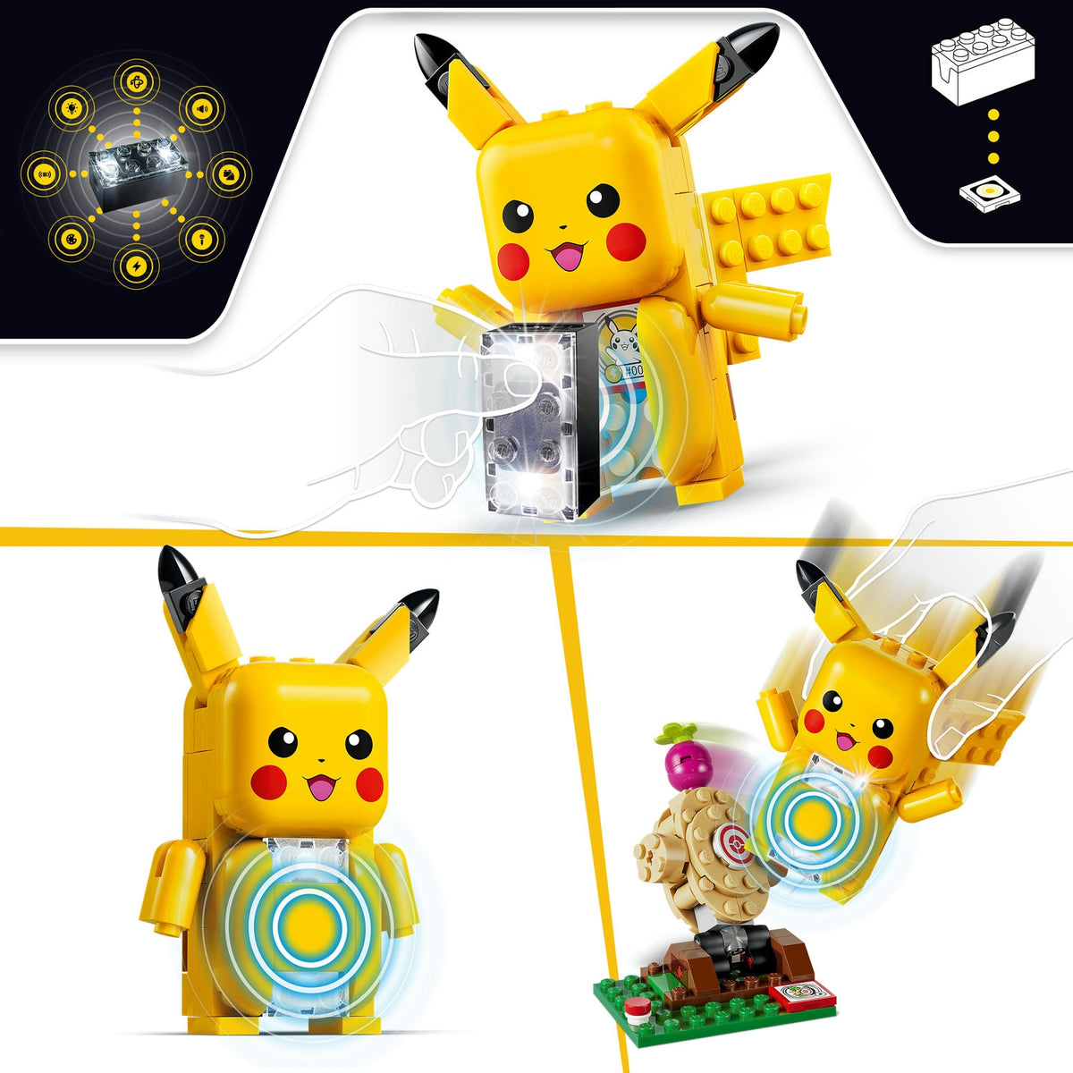 LEGO Pokémon Smart Play Pikachu et la cabane d'entraînement 72164