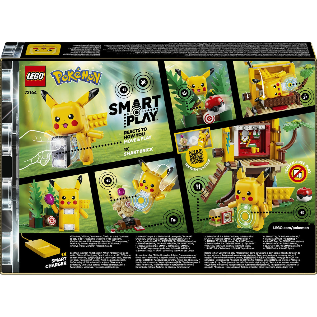 LEGO Pokémon Smart Play Pikachu et la cabane d'entraînement 72164