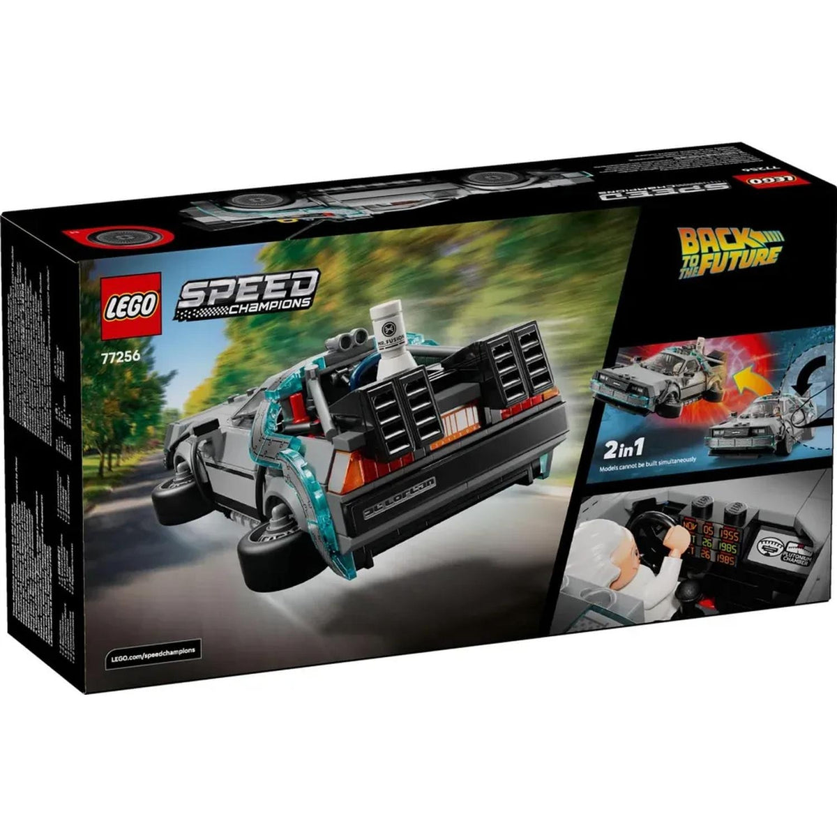 LEGO Speed Champions La Machine à Remonter le Temps de Retour vers le Futur 77256