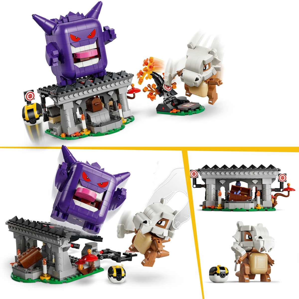 LEGO Pokémon Smart Play L'Effrayant affrontement d'Osselait et de Ectoplasma 72166