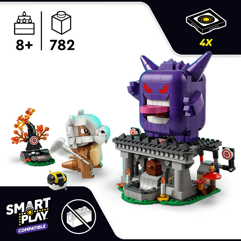 LEGO Pokémon Smart Play L'Effrayant affrontement d'Osselait et de Ectoplasma 72166