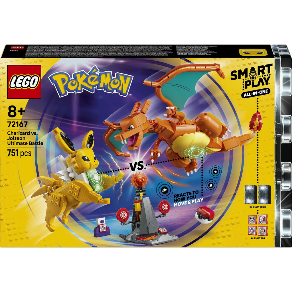 LEGO Pokémon Smart Play Le combat ultime entre Dracaufeu et Voltali 72167