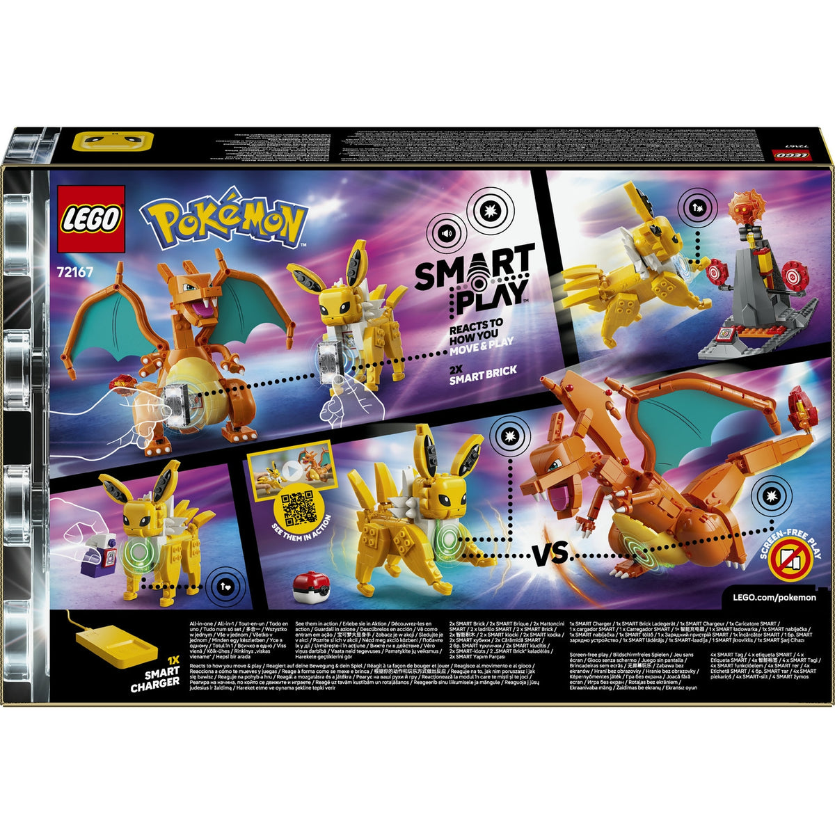LEGO Pokémon Smart Play Le combat ultime entre Dracaufeu et Voltali 72167