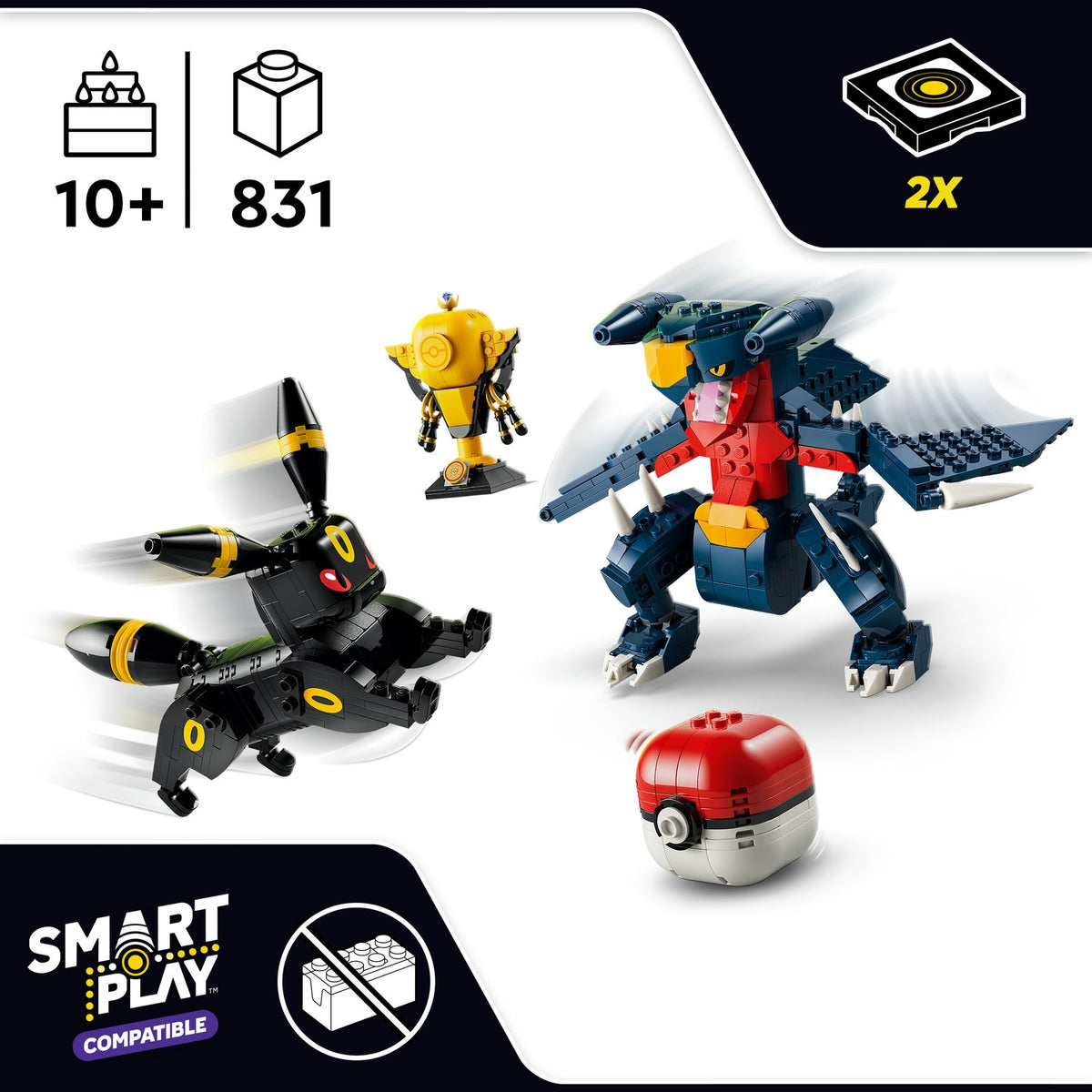LEGO Pokémon Smart Play Le combat entre Noctali et Carchacrok 72165