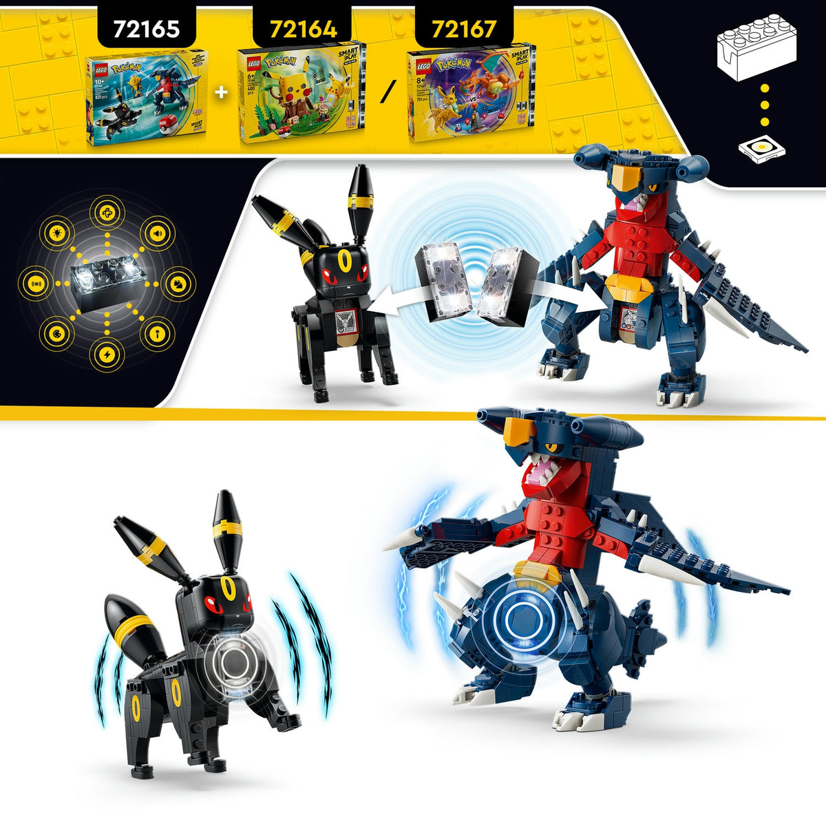 LEGO Pokémon Smart Play Le combat entre Noctali et Carchacrok 72165
