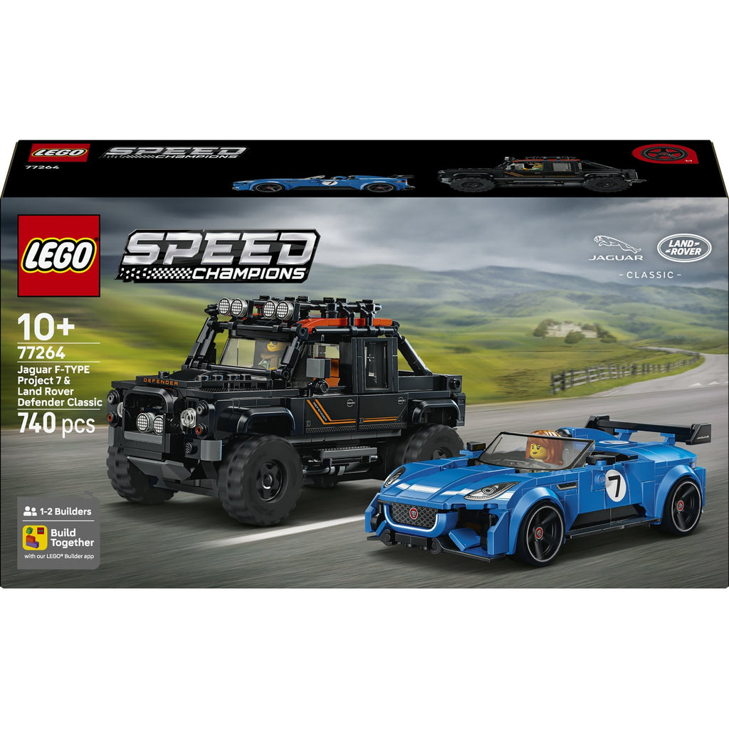 LEGO Speed Champions La Jaguar Project 7 et le Land Rover Defender (77264)