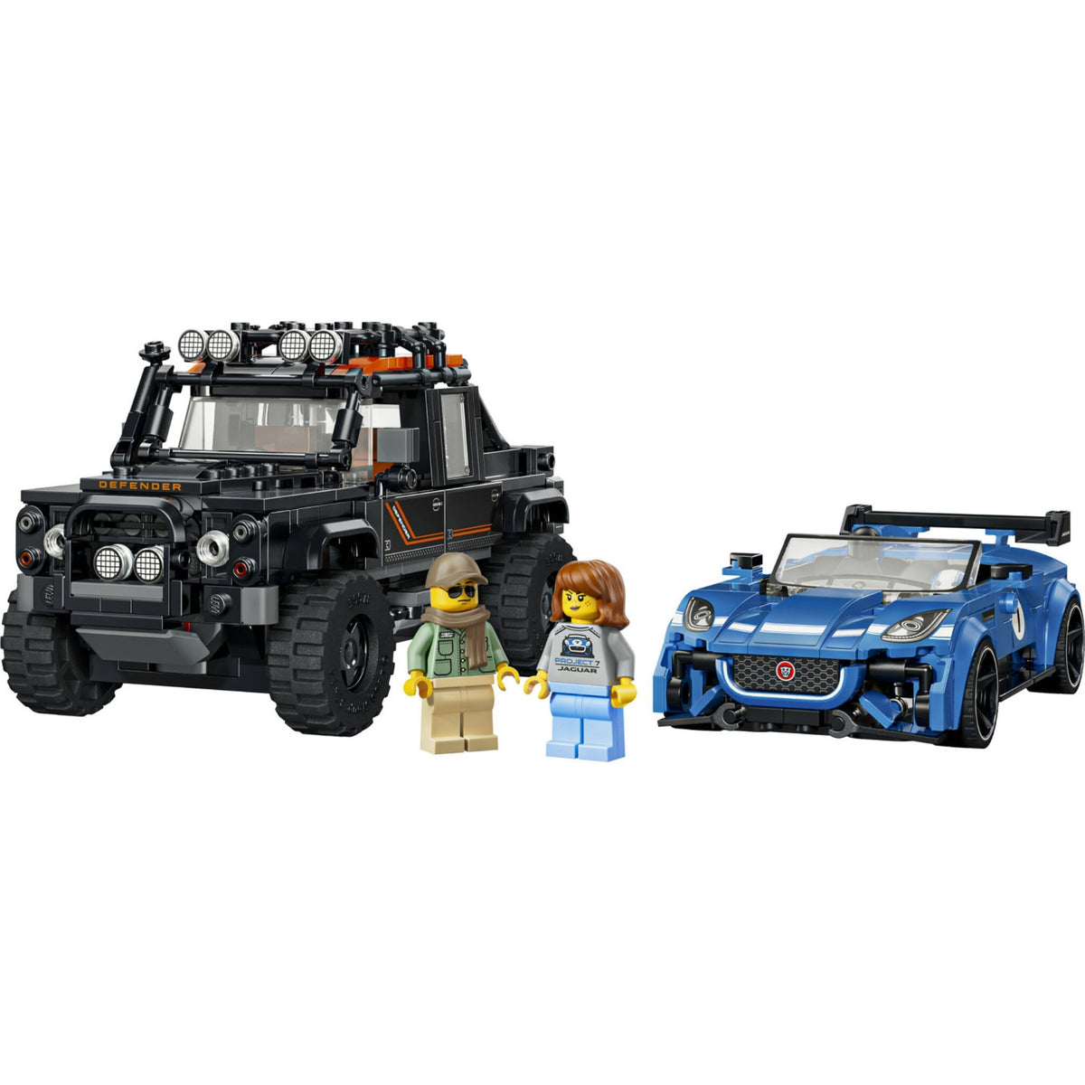 LEGO Speed Champions La Jaguar Project 7 et le Land Rover Defender (77264)
