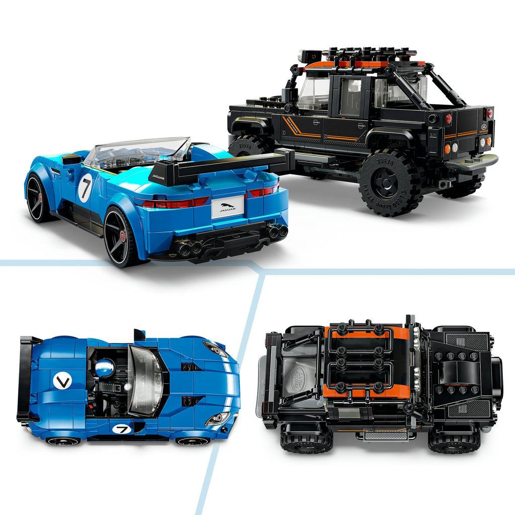 LEGO Speed Champions La Jaguar Project 7 et le Land Rover Defender (77264)
