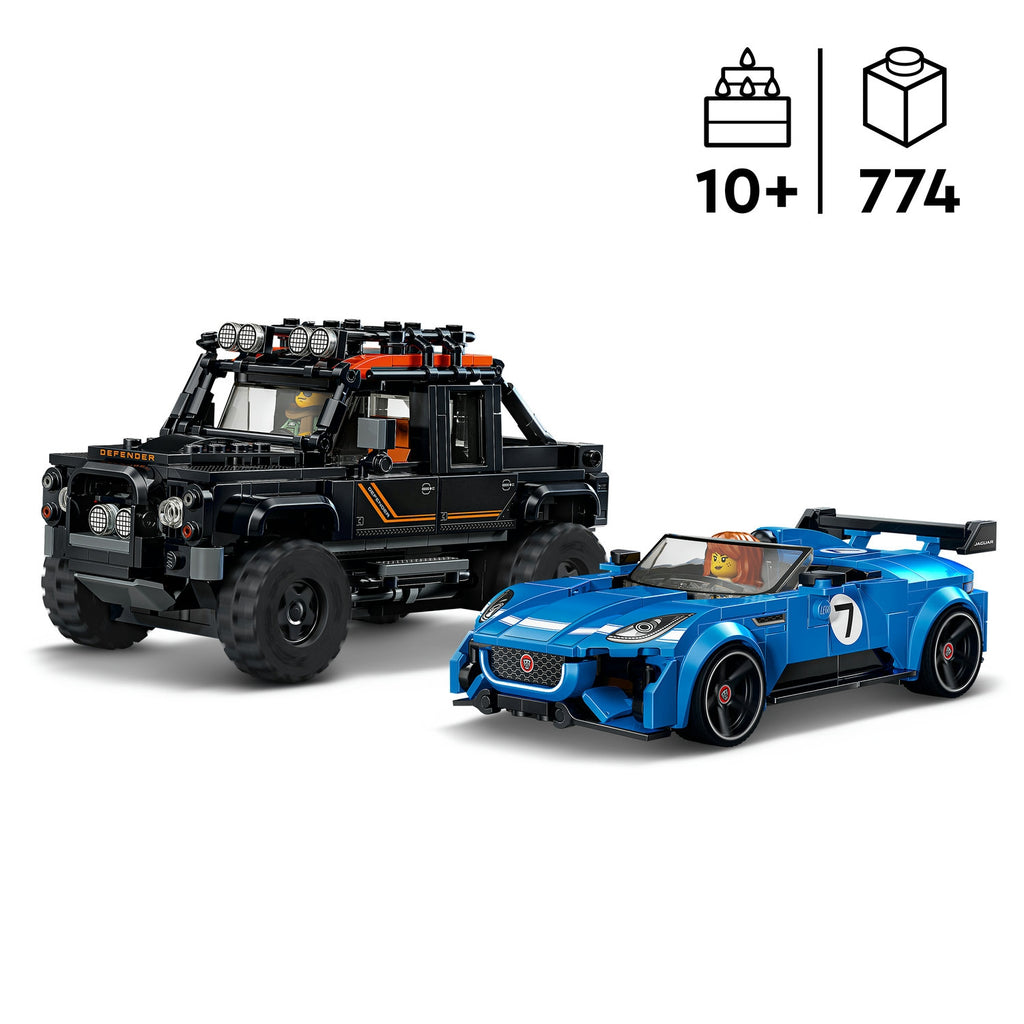 LEGO Speed Champions La Jaguar Project 7 et le Land Rover Defender (77264)