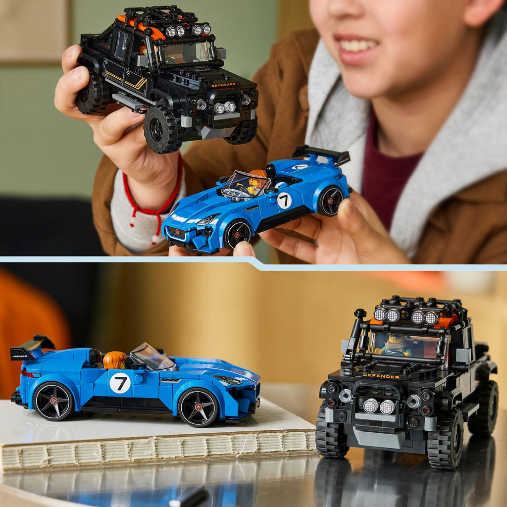 LEGO Speed Champions La Jaguar Project 7 et le Land Rover Defender (77264)